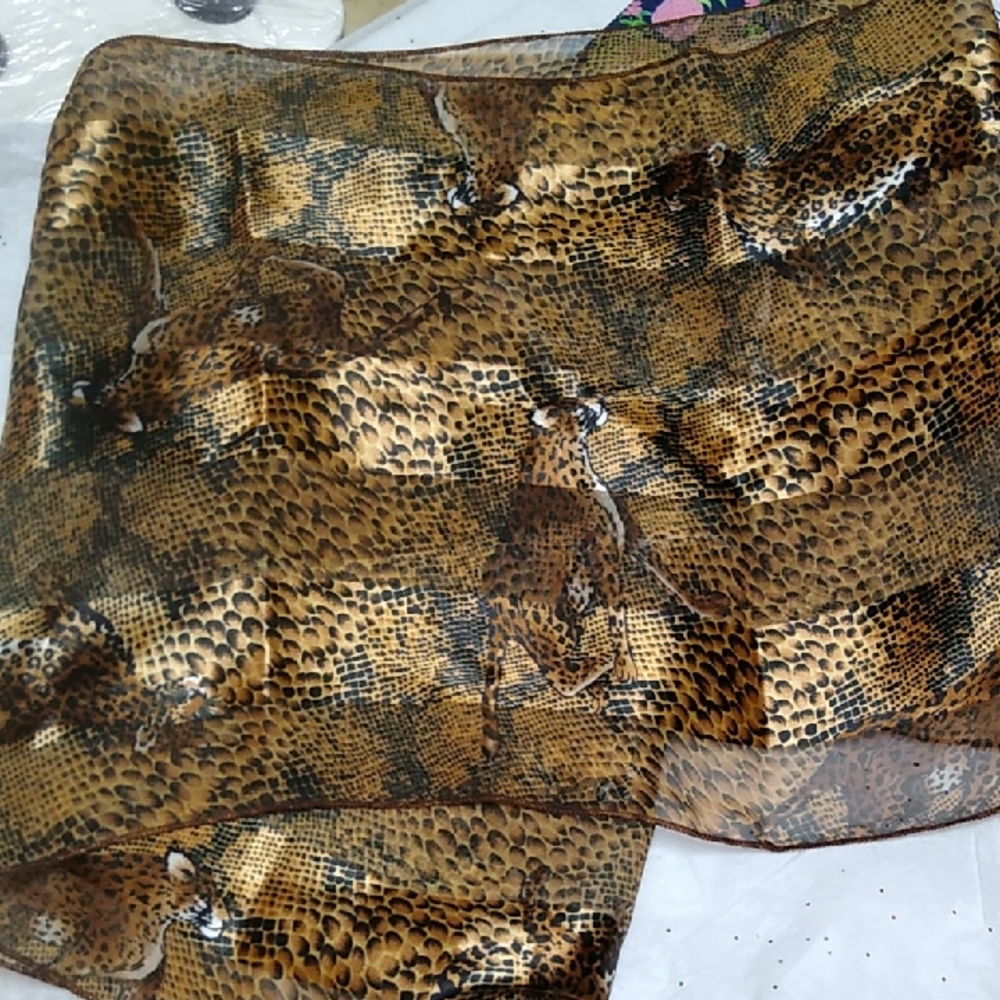 Animal Print Scarf